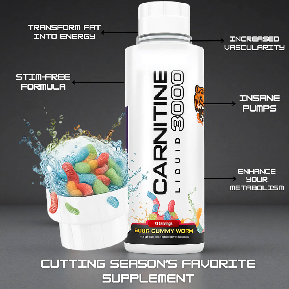 L-Carnitine Burn 3000 | Sour Gummy Worm